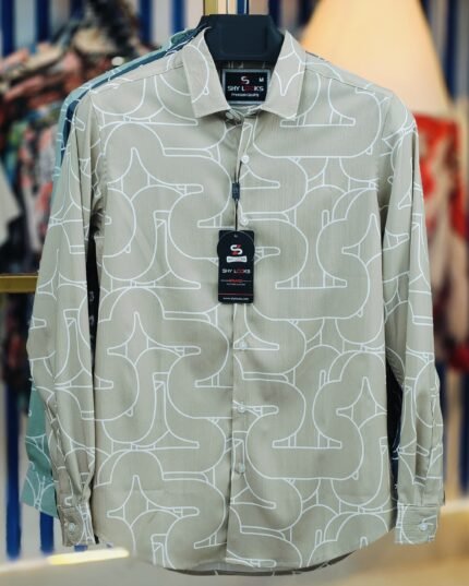 Premium China Saffron Cotton Shirt